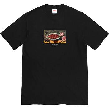 Black Supreme Strawberries Tee T Shirts | Supreme 383UT